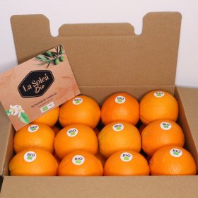 Caja naranjas de mesa